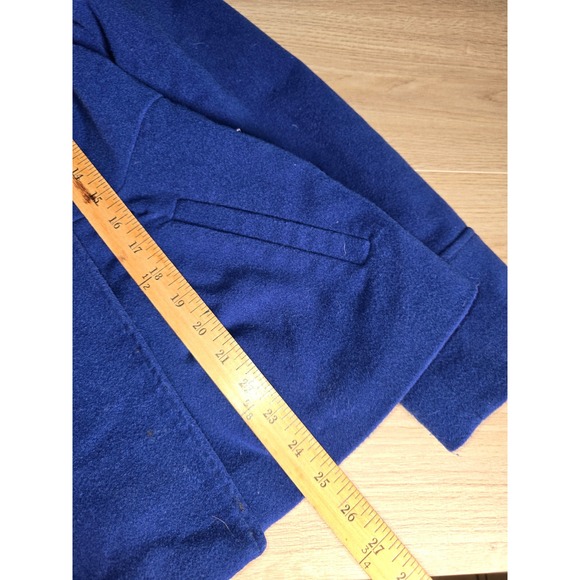 Jack Women's Royal Blue Peacoat Jacket – Detachable Hood (Size M) - Picture 7 of 9